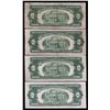 Image 2 : Lot of (4) 1953/A/B/C $2 Legal Tender Notes
