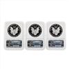 Image 2 : Set of (3) 2002W-2004W $1 American Silver Eagle Coins NGC PF69 Ultra Cameo