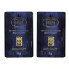 Image 1 : Set of (2) 1 Gram Istanbul Gold Bar Refinery Cards