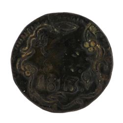 1813 Mexico 8 Reales Sud Copper Coin KM 234