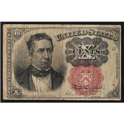 1874 Ten Cents Fifth Issue Fractional Note