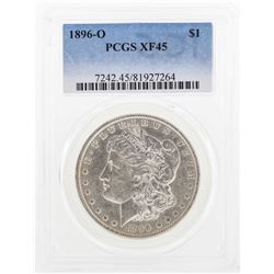 1896-O $1 Morgan Silver Dollar Coin PCGS XF45