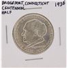 Image 1 : 1936 Bridgeport Connecticut Centennial Commemorative Half Dollar Coin