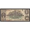 Image 1 : 1863 $1 The State of Alabama Confederate States Bank Note