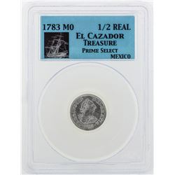 1783MO 1/2 Real El Cazador Treasure Prime Select Coin