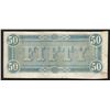 Image 2 : 1864 $50 The Confederate States of America Note