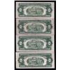 Image 2 : Lot of (4) 1953/A/B/C $2 Legal Tender Notes
