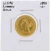 Image 1 : 1893-S $5 Liberty Head Half Eagle Gold Coin