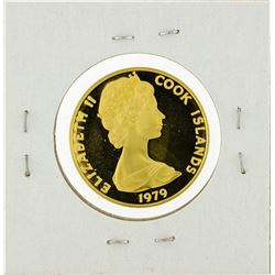 1979 Cook Islands $100 Gold Proof Coin