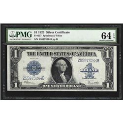 1923 $1 Silver Certificate Bank Note PMG 64EPQ