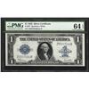 Image 1 : 1923 $1 Silver Certificate Bank Note PMG 64EPQ