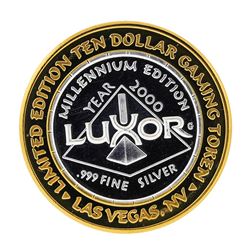 .999 Fine Silver The Luxor Las Vegas, Nevada $10 Casino Limted Edition Gaming To
