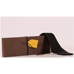 Authentic Louis Vuitton Damier Graphite Mens Tie