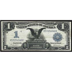 1899 $1 Black Eagle Silver Certificate Note