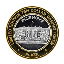 .999 Silver Plaza Las Vegas, NV $10 Casino Limited Edition Gaming Token