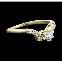 14KT Yellow Gold 0.55ctw Diamond Ring