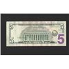 Image 1 : 2006 $5 Federal Reserve Bank Note ERROR Ink Transfer on Reverse