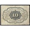 Image 2 : 1862 10 Cent 1st Issue Fractional Note