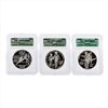 Image 1 : Lot of (3) 1995-P $1 Commemorative Silver Coins ICG PR70DCAM