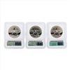 Image 2 : Lot of (3) 1995-P $1 Commemorative Silver Coins ICG PR70DCAM