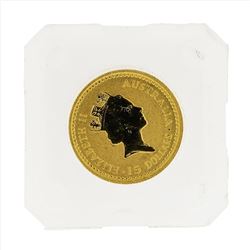 1991 $15 Australian Nugget 1/10 oz Gold Coin