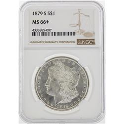 1879-S $1 Morgan Silver Dollar Coin NGC MS66+