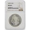 Image 1 : 1879-S $1 Morgan Silver Dollar Coin NGC MS66+