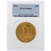 Image 1 : 1924 $20 St. Gaudens Double Eagle Gold Coin PCGS MS63