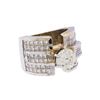 Image 2 : 18KT White Gold 5.63ctw Diamond Engagement Ring