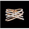 Image 2 : 0.52 ctw Diamond Ring - 14KT Two-Tone Gold