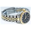 Image 3 : Rolex Two-Tone Black Tapestry Index Jubilee Band DateJust Ladies Watch