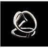 Image 3 : 0.58 ctw Diamond Ring - 14KT White Gold