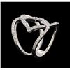 Image 4 : 0.58 ctw Diamond Ring - 14KT White Gold