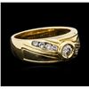 Image 1 : 14KT Yellow Gold 0.45 ctw Diamond Ring