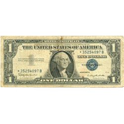 $1 VG+ Star Note Silver Certificate