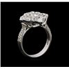 Image 4 : 14KT White Gold 2.14 ctw Diamond Ring