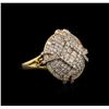 Image 1 : 14KT Yellow Gold 1.84 ctw Diamond Ring