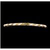 Image 3 : 14KT Two-Tone Gold Bangle Bracelet