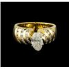 Image 2 : 1.69 ctw Diamond Ring - 14KT Yellow Gold