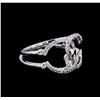 Image 1 : 0.24 ctw Diamond Ring - 14KT White Gold