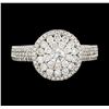 Image 2 : 1.12 ctw Diamond Ring - 14KT White Gold