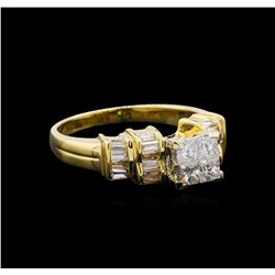 1.20 ctw Diamond Ring - 14KT Yellow Gold