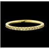 Image 2 : 0.14 ctw Diamond Ring - 14KT Yellow Gold