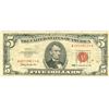 Image 1 : 1963 $5 VG/XF Red Seal Note