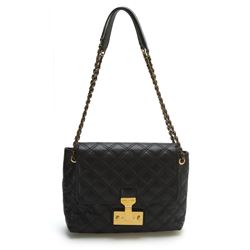 Marc Jacobs Large Single Black Baroque Leather Bag