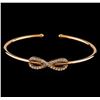 Image 1 : 0.45 ctw Diamond Bracelet - 14KT Rose Gold