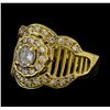 Image 1 : 0.81 ctw Diamond Ring - 14KT Yellow Gold