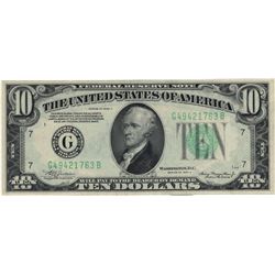 1934-A $10 Choice Circulated Federal Reserve Note