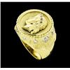 Image 4 : 0.80 ctw Diamond Ring - 18KT Yellow Gold