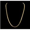 Image 1 : 21KT Yellow Gold Link High Polish Chain Necklace